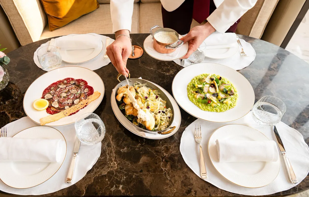 Image of the food at The Gallery at The Lana Dorchester Collection