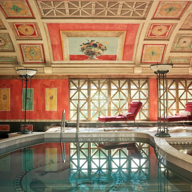 Detail of Presidential Suite swimming pool