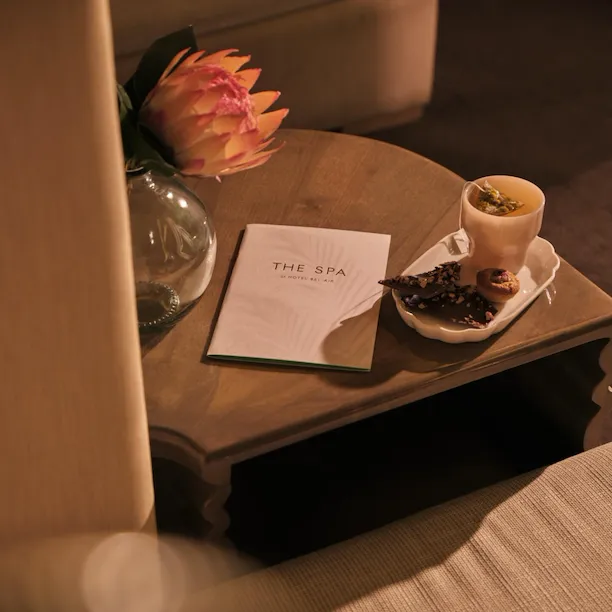 relaxation room tea and cookies moment