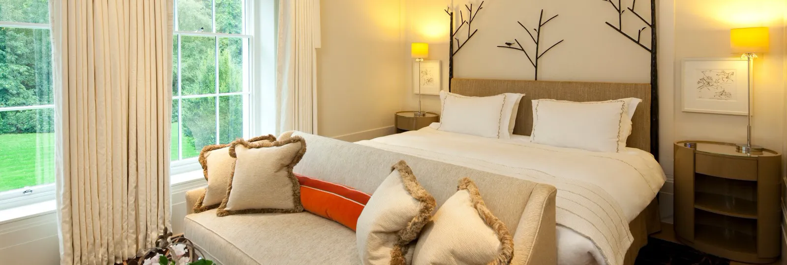 Mansion house superior room interior, Coworth Park, Ascot