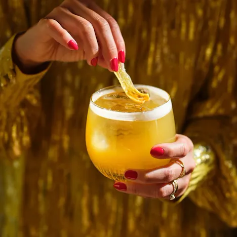 Images of various cocktail offerings at Bitter Honey, The Lana, Dorchester Collection, Dubai.