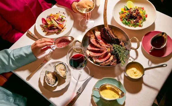 À la carte hero dishes at The Grill at The Dorchester