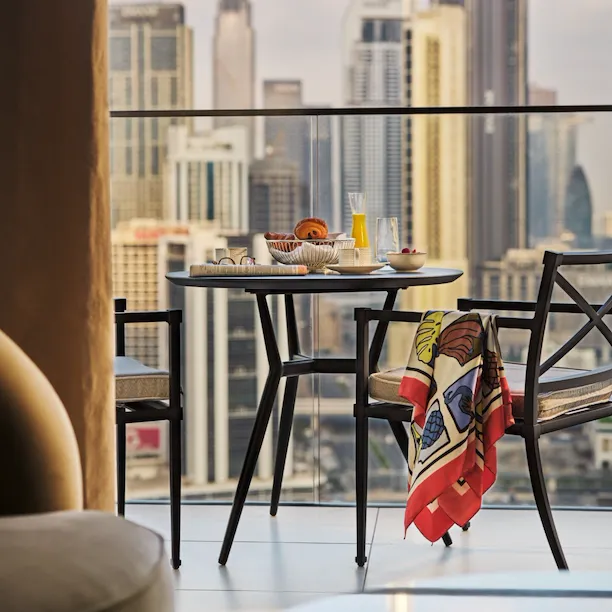 View from Marina suite at The Lana, Dubai