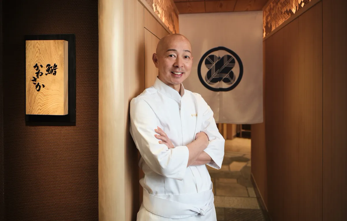 Team imagery at Sushi Kanesaka