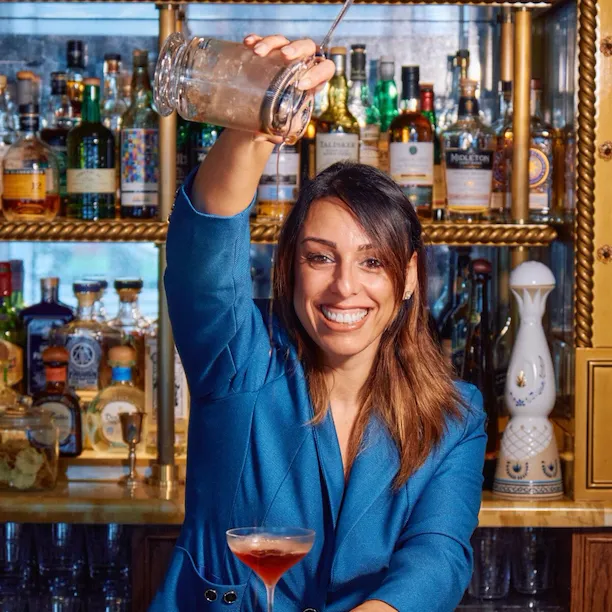 Lucia Montanelli at the Vesper Bar at The Dorchester