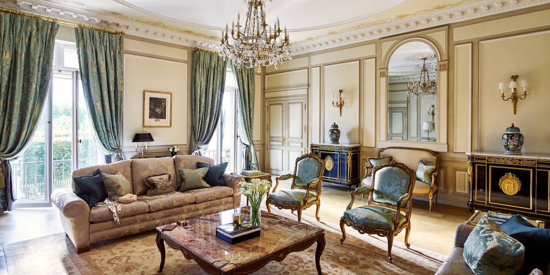 Presidential Apartment Tuileries, Park View at Le Meurice | Dorchester ...