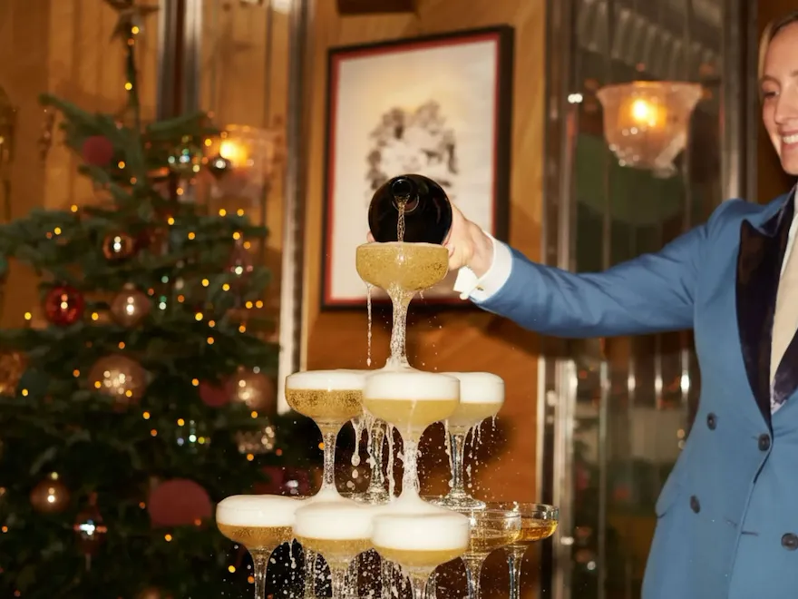 Festive decorations and celebrations at The Dorchester