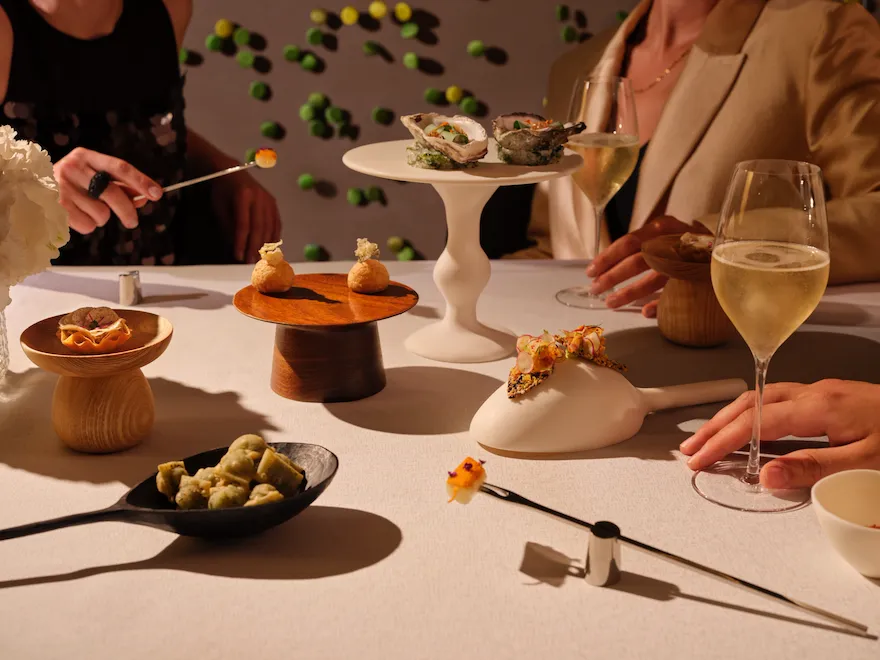 Alain Ducasse at The Dorchester snack course