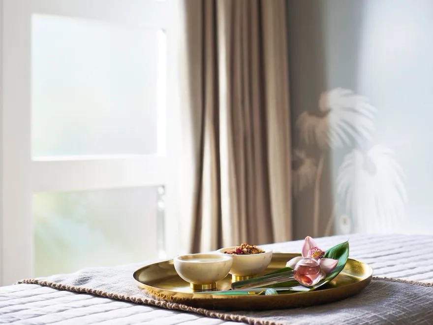 Massage room at The Beverly Hills Hotel Spa