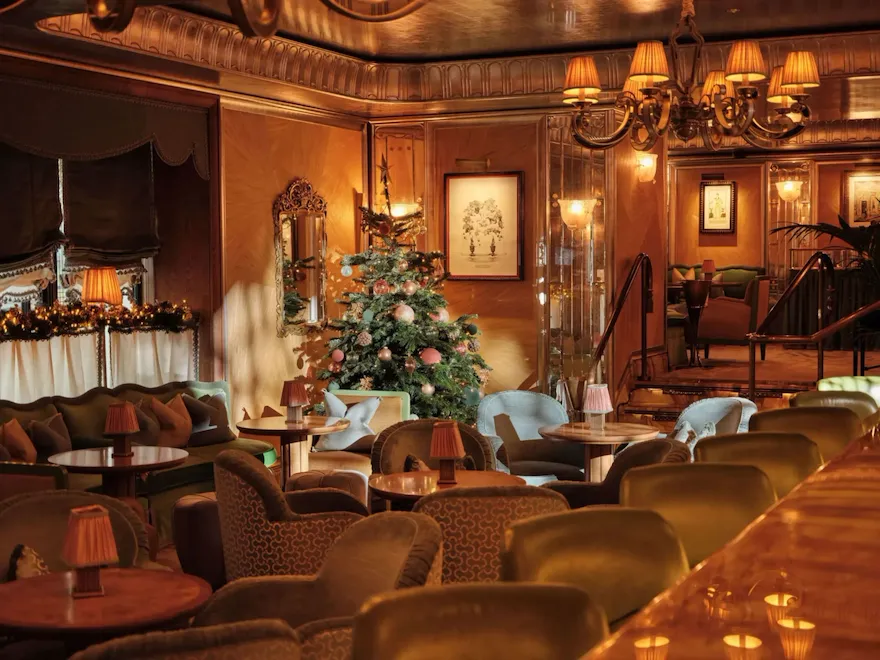 Festive decorations and celebrations at The Dorchester
