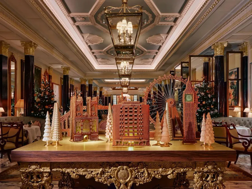 Festive decorations and celebrations at The Dorchester