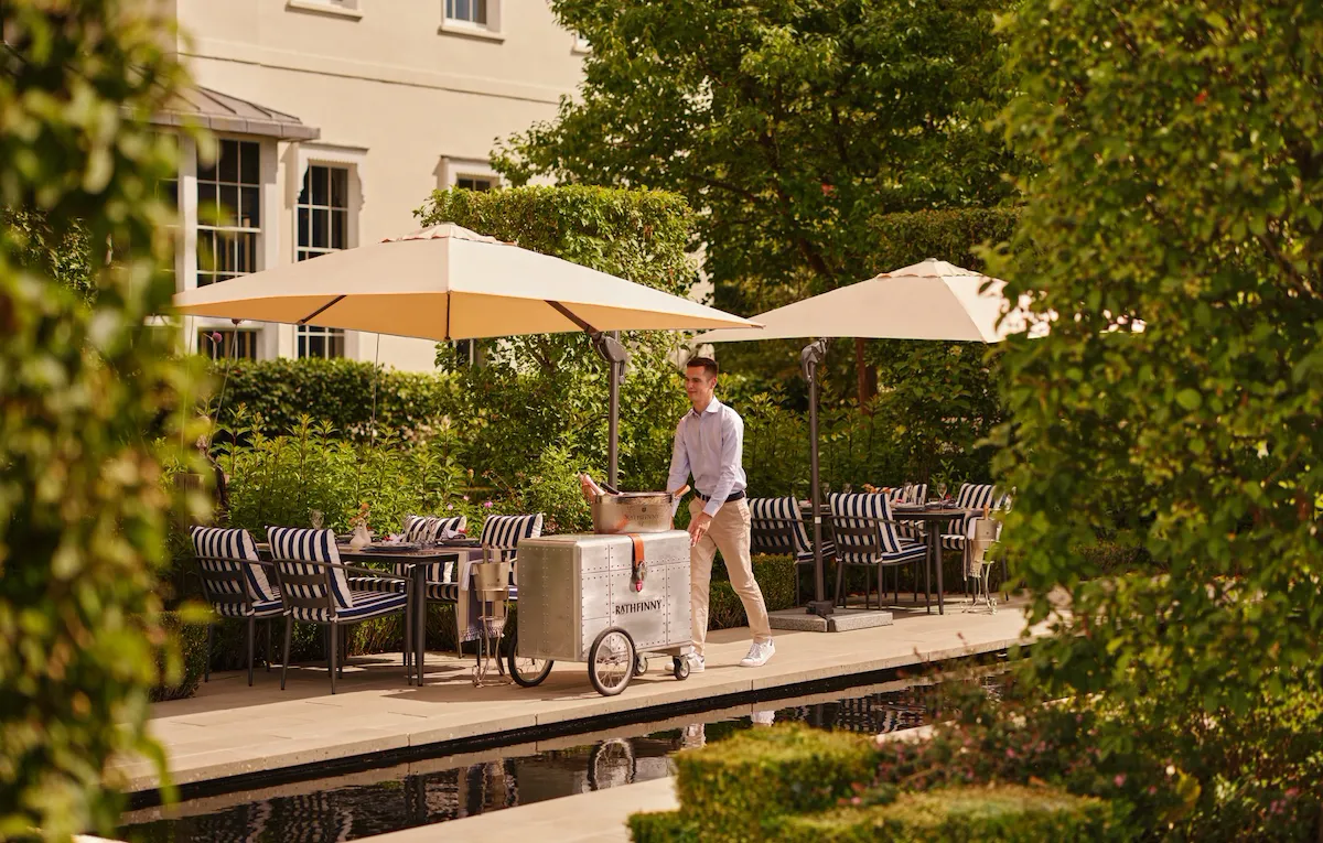 TIDE summer terrace at Coworth Park, Ascot