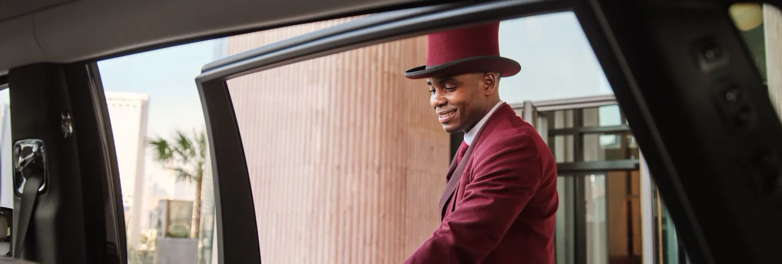 Rolls Royce outside The Lana