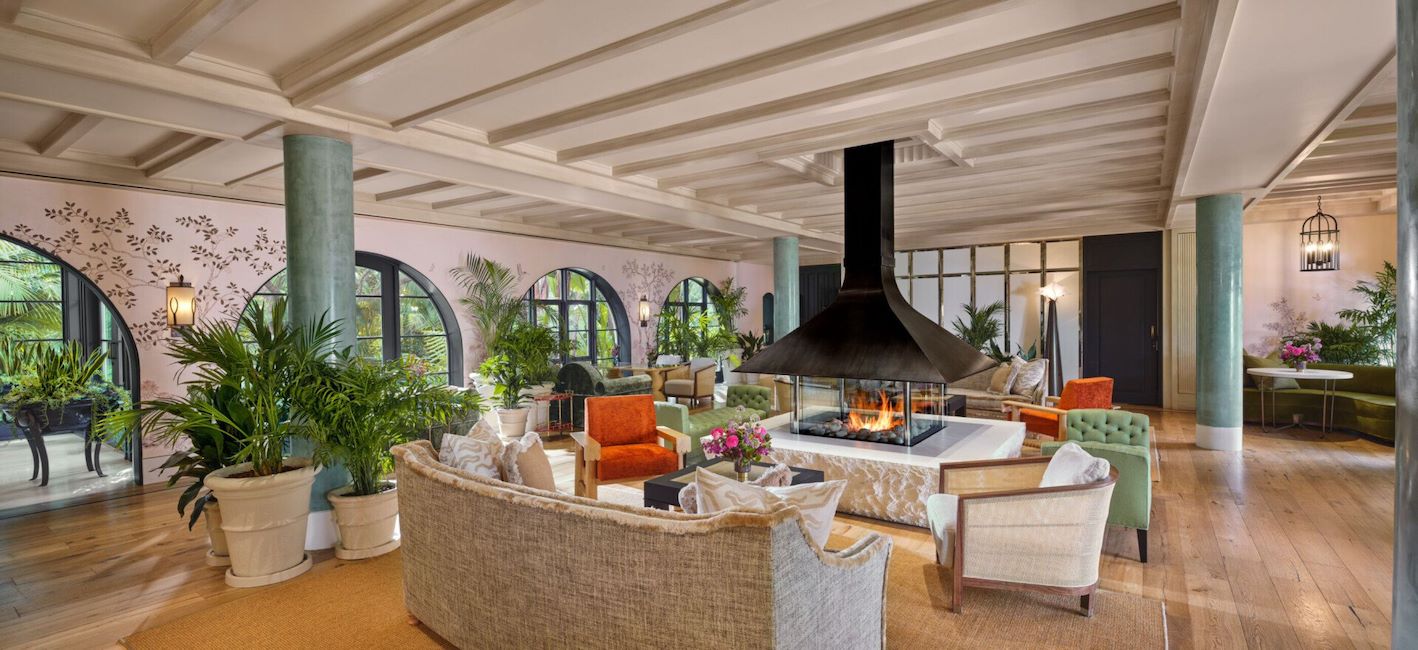 living room hotel bel air