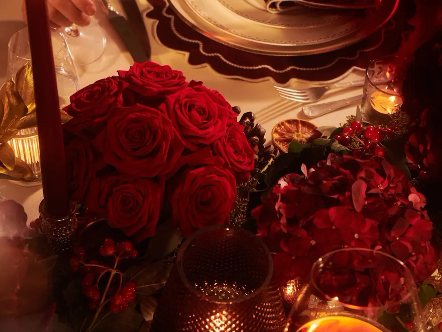 Festive Events at The Dorchester - close up of table dressing