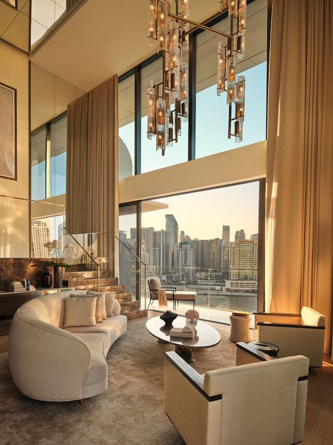 Burj Khalifa View, Private Terrace | The Lana, Marina Duplex Suite